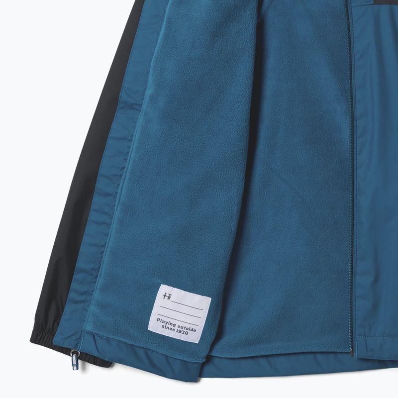 Детско яке за дъжд Columbia Rainy Trails III Fleece Lined phoenix blue/black 3