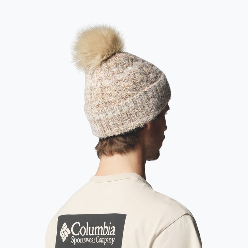 Зимна шапка Columbia Winter Blur II Beanie camel brown/skittles 4