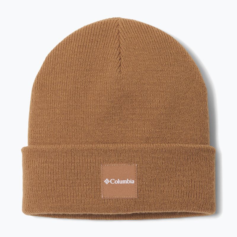 Зимна шапка Columbia City Trek Heavyweight Camel Brown