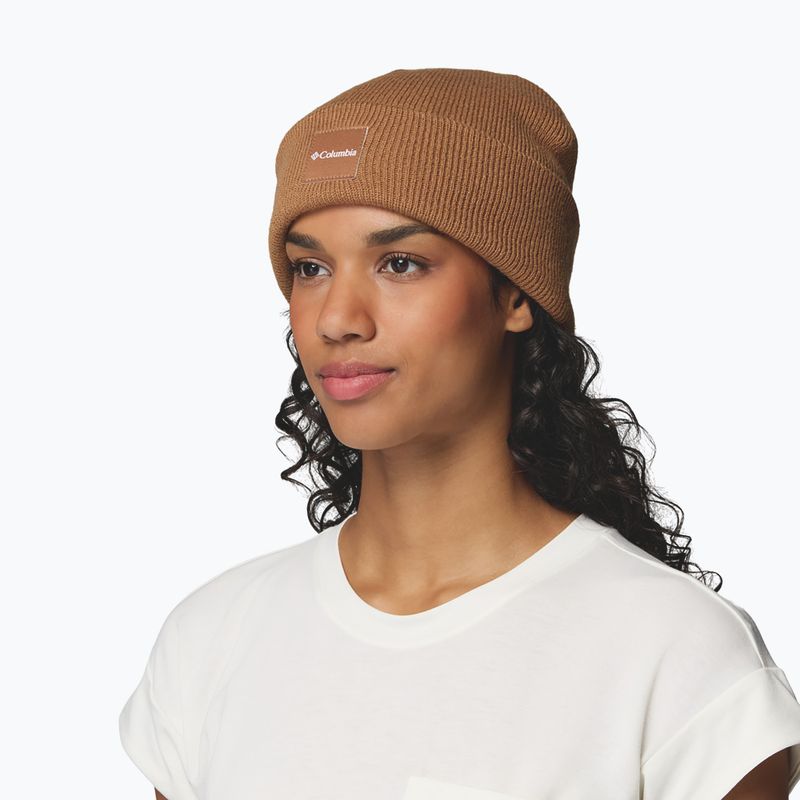 Зимна шапка Columbia City Trek Heavyweight Camel Brown 4