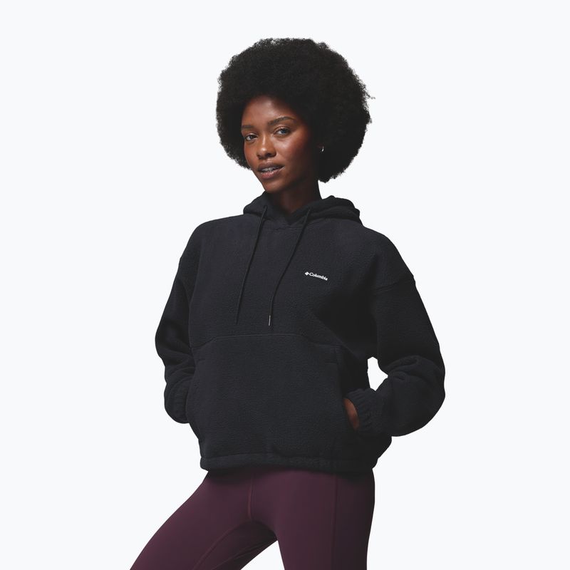 Дамски поларен суитшърт Columbia Timber Meadow MTR Fleece Hoodie black 4