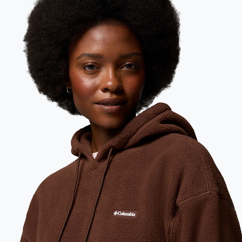 Дамски поларен суитшърт Columbia Timber Meadow MTR Fleece Hoodie tobacco 6