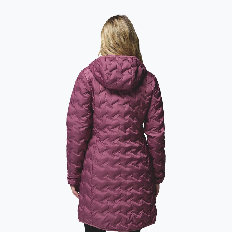 Дамско пухено яке Columbia Delta Ridge II Long Down antique mauve 3