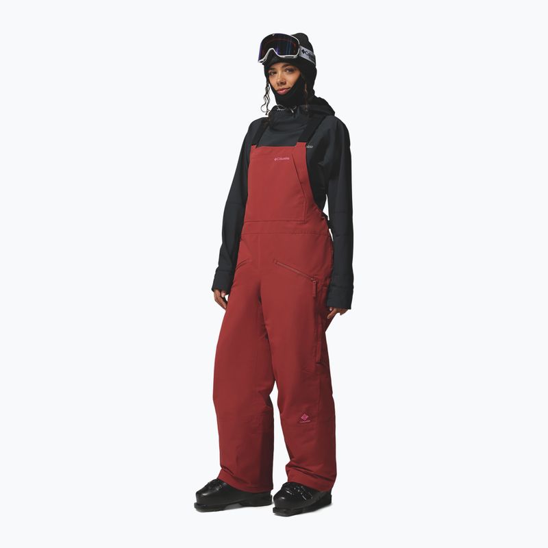 Дамски скиорски панталони Columbia Coreshot Bib red oxide 4