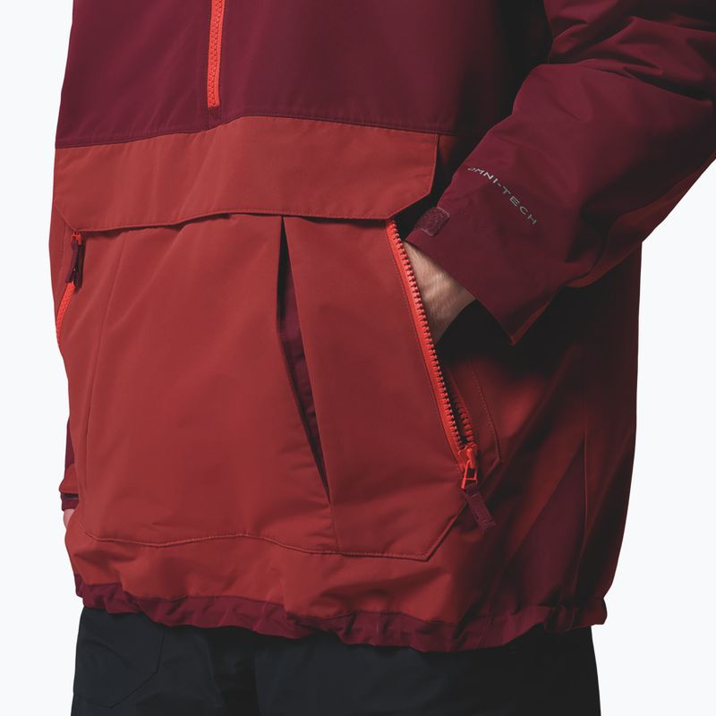 Мъжко сноуборд яке Columbia Coreshot Shell Anorak red oxide/rich wine 11