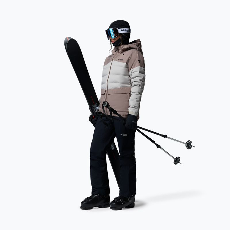 Дамско скиорско яке Columbia Glacier Ridge Down iron/flint grey 2