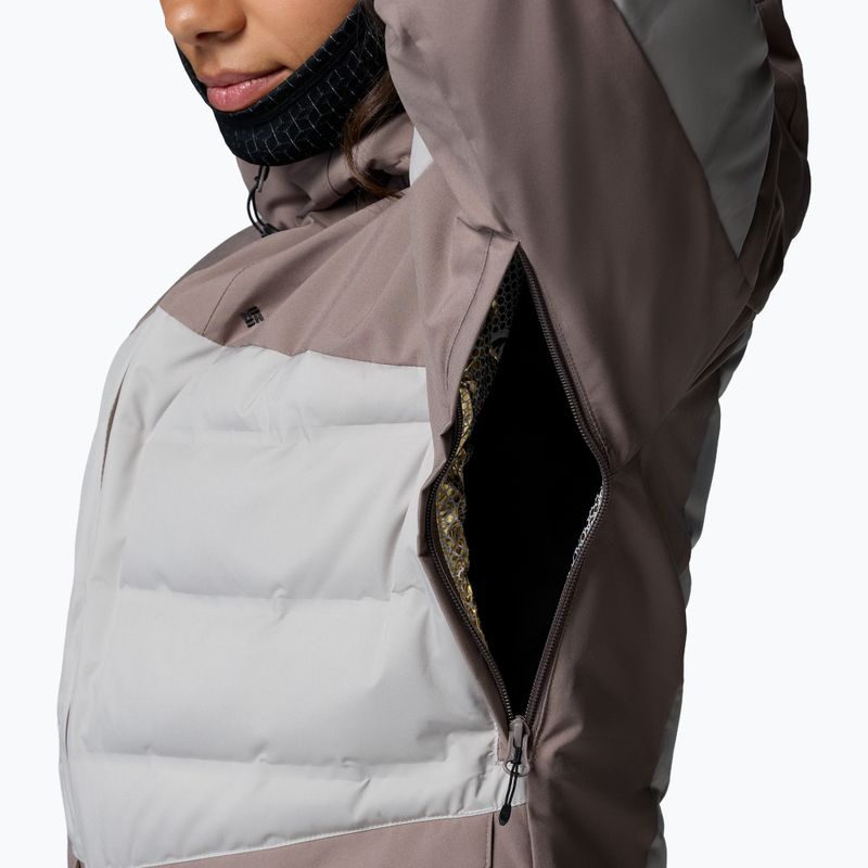 Дамско скиорско яке Columbia Glacier Ridge Down iron/flint grey 9