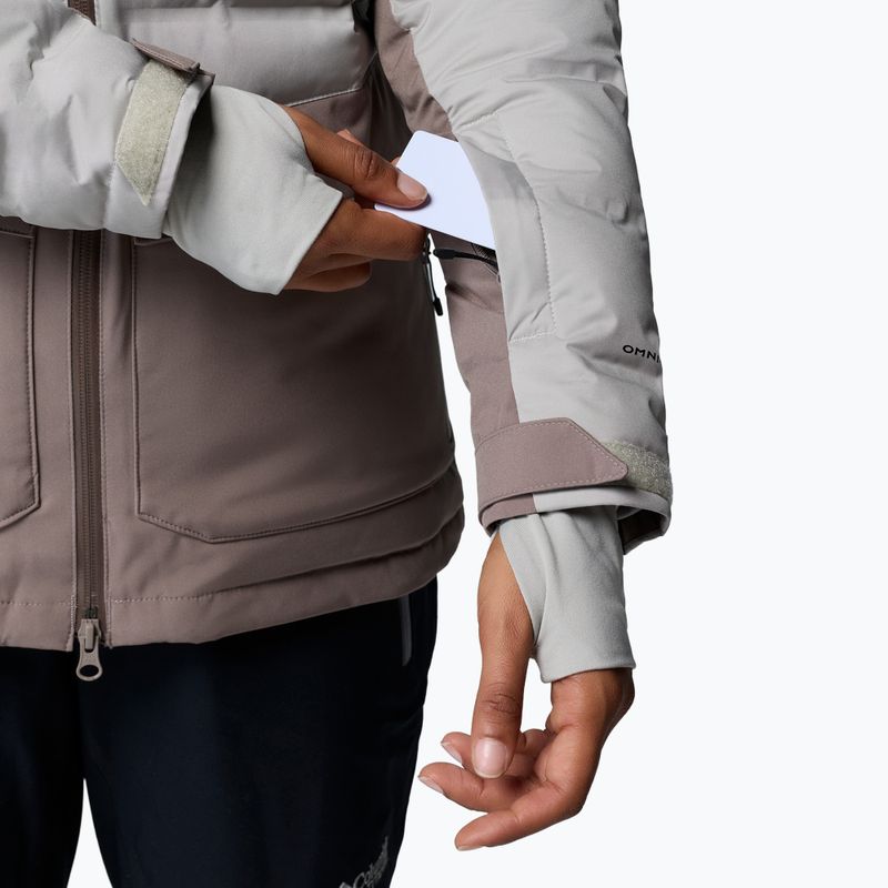 Дамско скиорско яке Columbia Glacier Ridge Down iron/flint grey 10