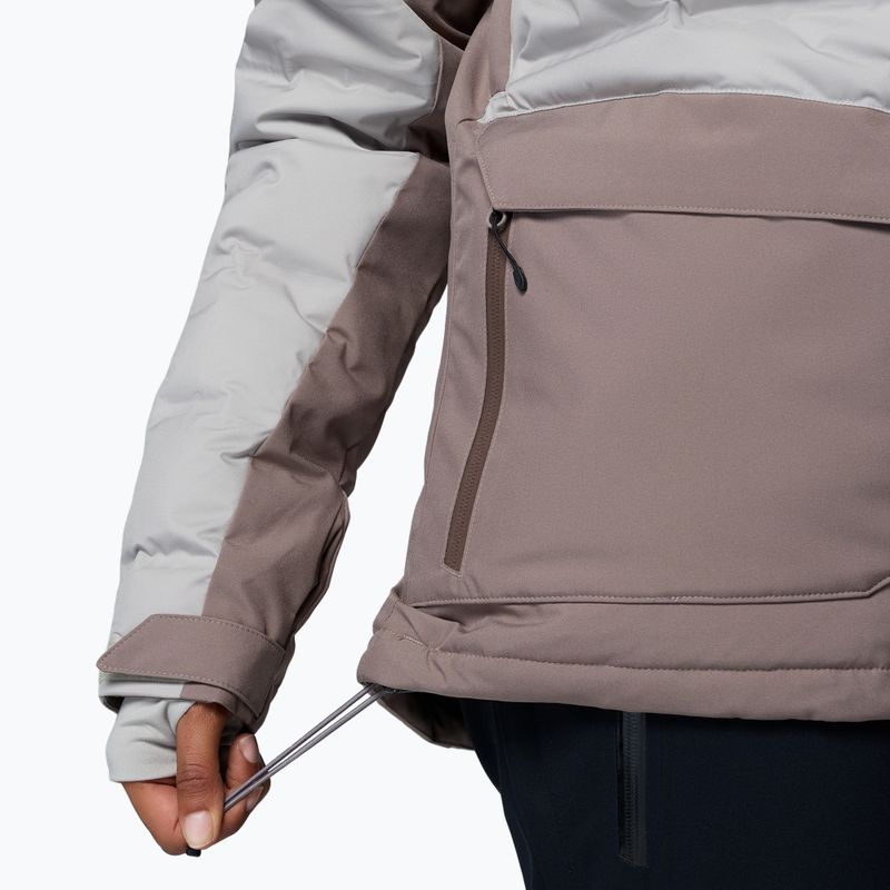 Дамско скиорско яке Columbia Glacier Ridge Down iron/flint grey 11