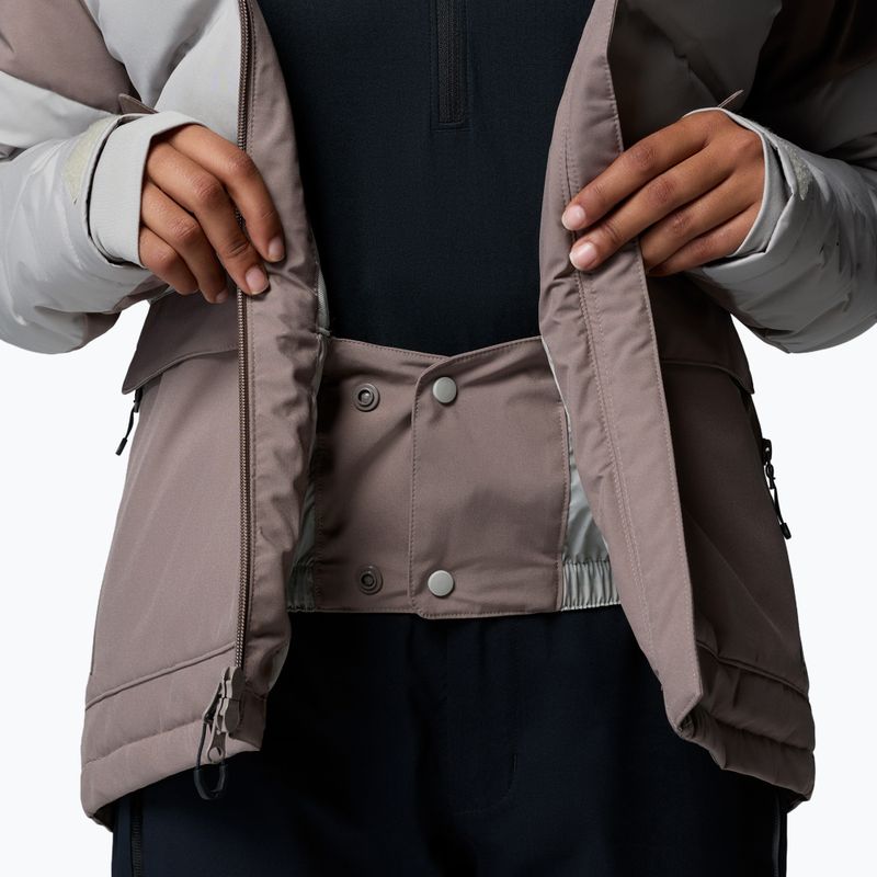 Дамско скиорско яке Columbia Glacier Ridge Down iron/flint grey 12