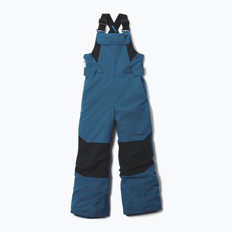 Детски скиорски панталони Columbia Holcomb Grove Bib phoenix blue/black