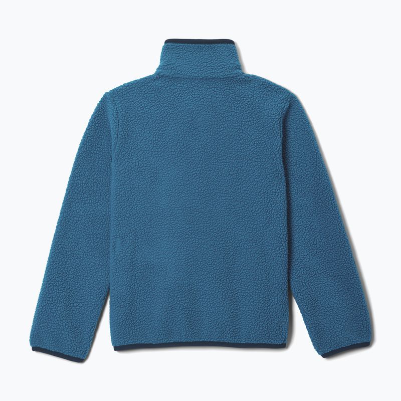Детски поларен суитшърт Columbia Halvetia II Half Snap Fleece phoenix blue/rainy day 2