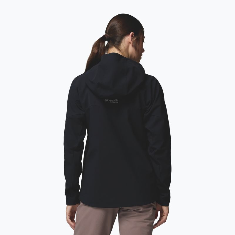Дамско софтшел яке Columbia Tennen Mountain Hooded Softshell black 3