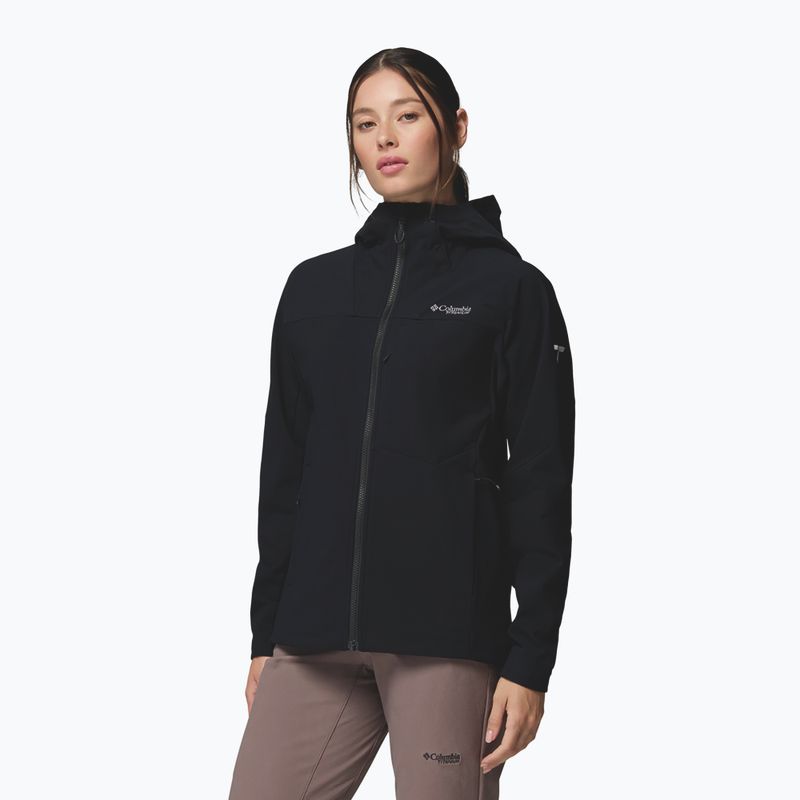 Дамско софтшел яке Columbia Tennen Mountain Hooded Softshell black 5