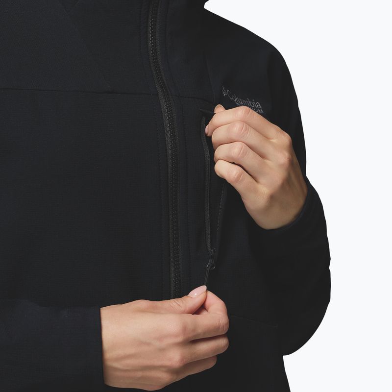 Дамско софтшел яке Columbia Tennen Mountain Hooded Softshell black 8