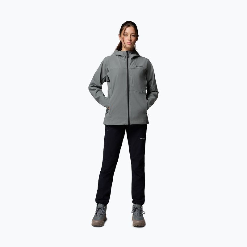 Дамско софтшел яке Columbia Tennen Mountain Hooded Softshell sedona sage 2