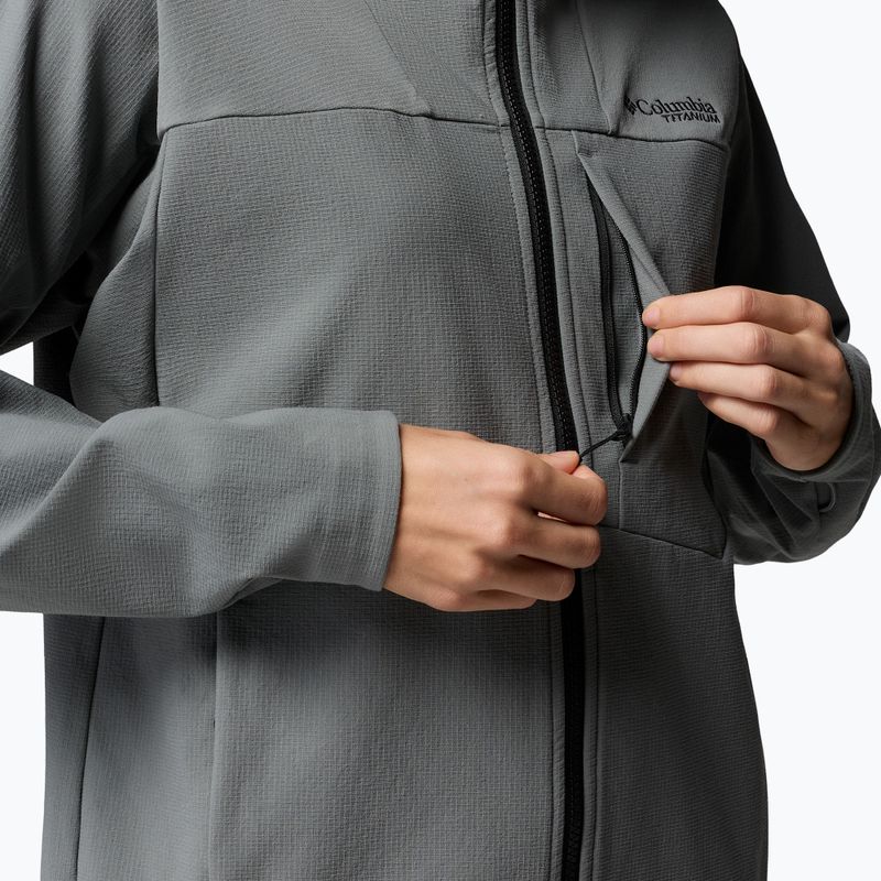 Дамско софтшел яке Columbia Tennen Mountain Hooded Softshell sedona sage 10