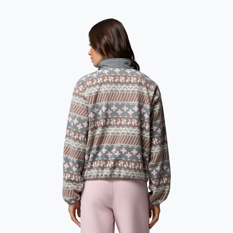 Дамски поларен суитшърт Columbia Sequoia Grove II Printed Half Zip Iron Wizard Island 3