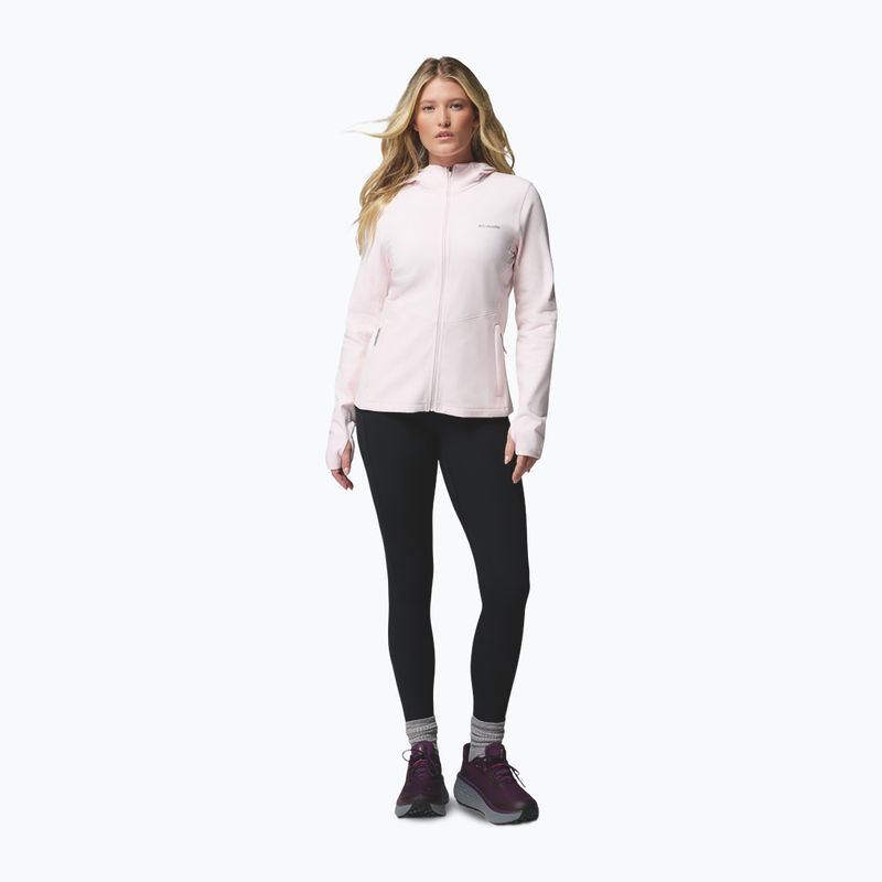 Дамско яке Columbia Star Valley Hooded Full Zip powder pink 2