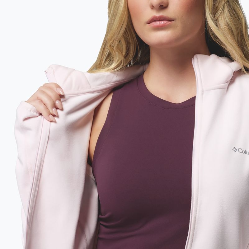Дамско яке Columbia Star Valley Hooded Full Zip powder pink 8