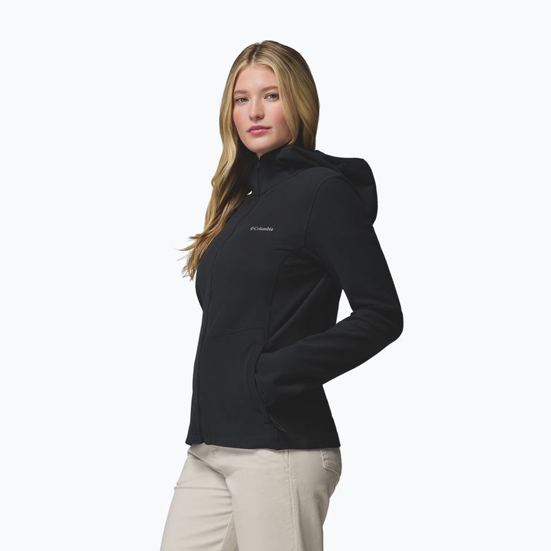 Дамско яке Columbia Star Valley Hooded Full Zip black 5