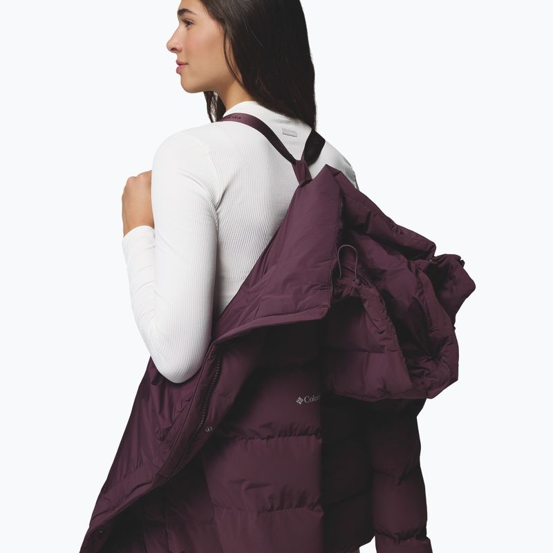 Дамско пухено яке Columbia Amaze Puff Mid Hooded moonvista 6