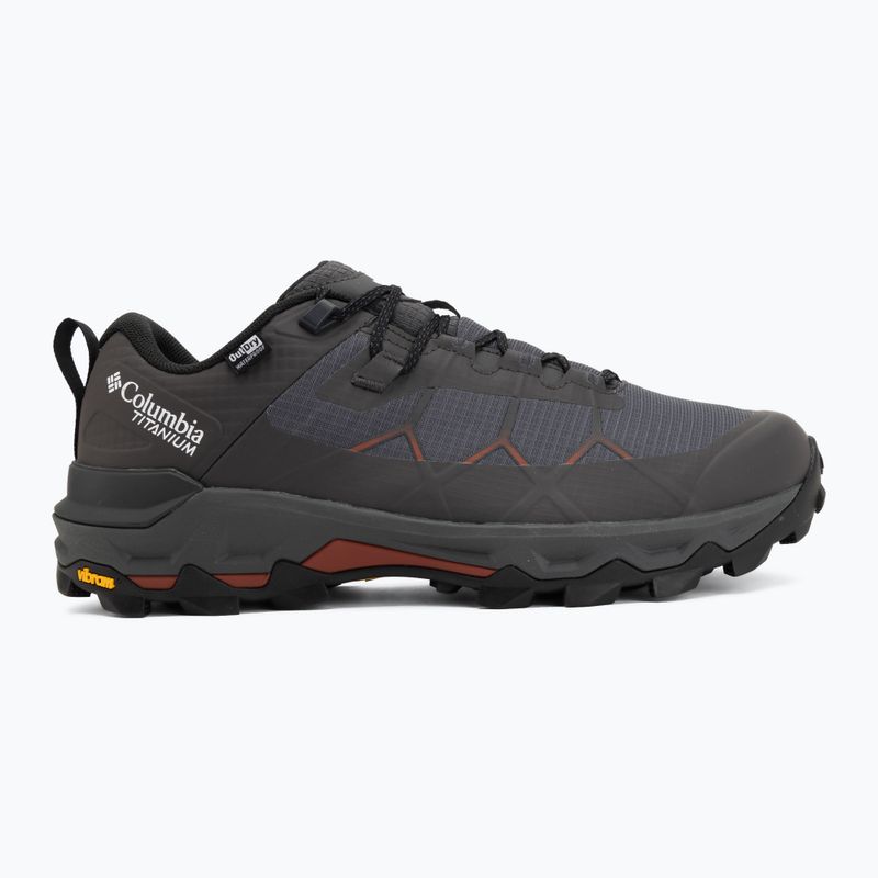 Мъжки туристически обувки Columbia Peakfreak Titanum Outdry dark grey/red oxide 2