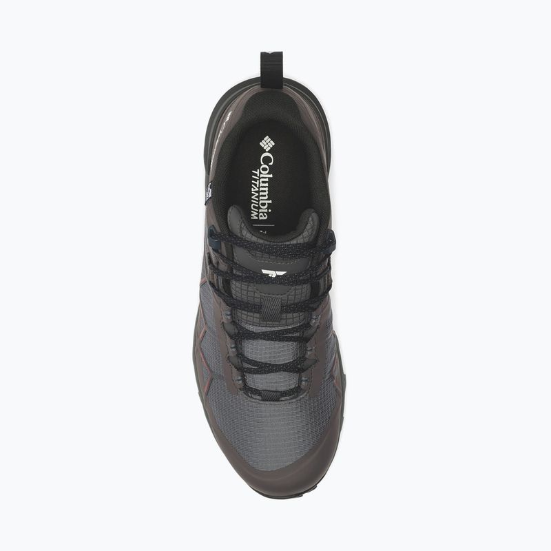 Мъжки туристически обувки Columbia Peakfreak Titanum Outdry dark grey/red oxide 4