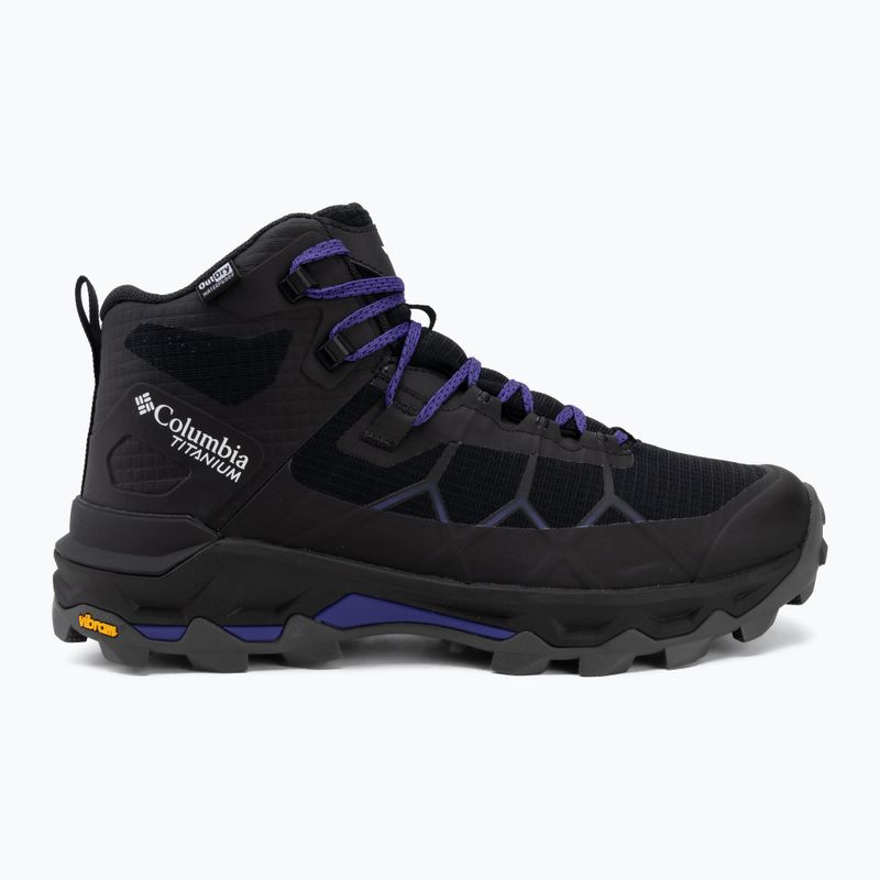 Дамски обувки за трекинг Columbia Peakfreak Titanum Outdry Mid black/purple quartz 2