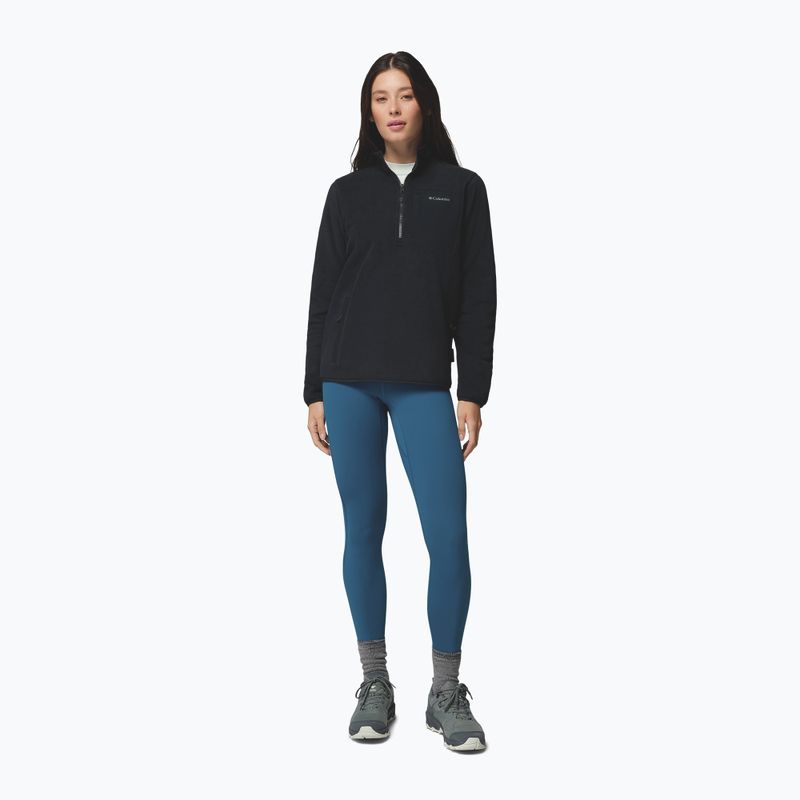 Дамски поларен суитшърт Columbia Pacific Arch 200 Half Zip Fleece Black 2