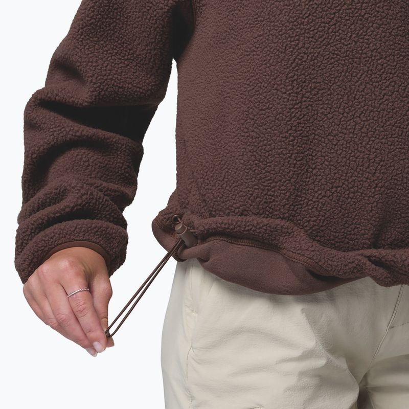 Дамски поларен суитшърт Columbia Helvetia II Cropped Half Snap Fleece tobacco 6