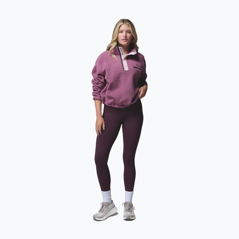 Дамски поларен суитшърт Columbia Helvetia II Cropped Half Snap Fleece antique mauve/mineral pink 2