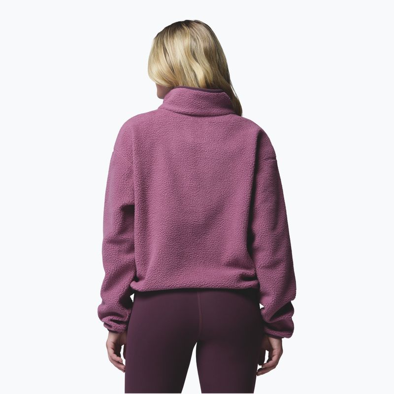 Дамски поларен суитшърт Columbia Helvetia II Cropped Half Snap Fleece antique mauve/mineral pink 3