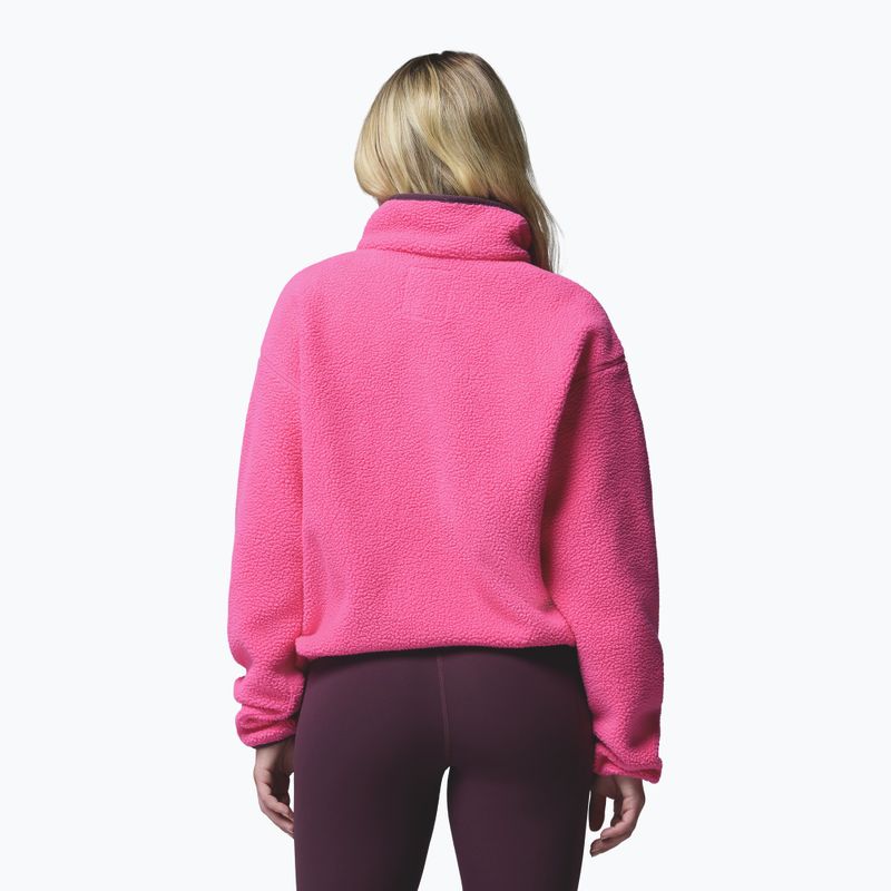 Дамски поларен суитшърт Columbia Helvetia II Cropped Half Snap Fleece nico/dark stone 3