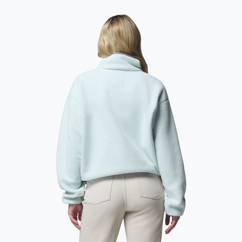 Дамски поларен суитшърт Columbia Helvetia II Cropped Half Snap Fleece tea light/dark stone 3