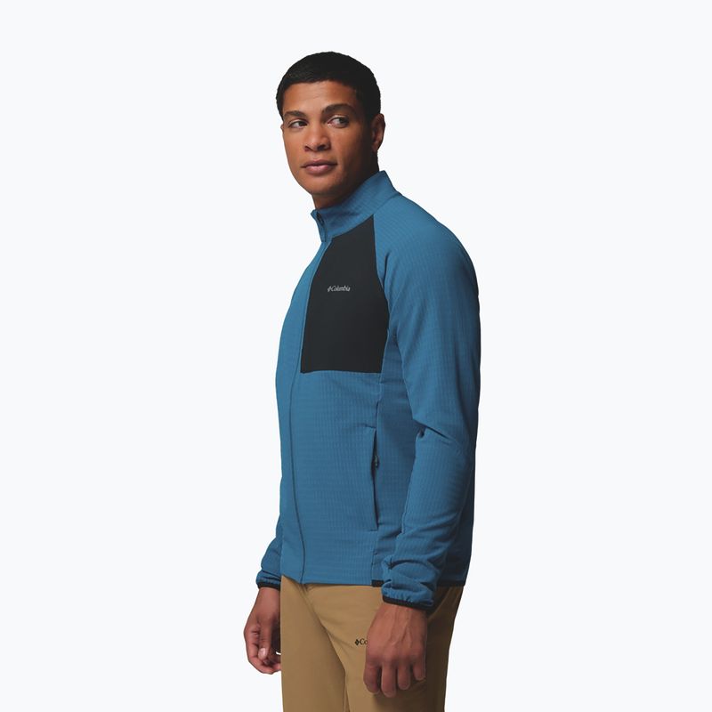Мъжки поларен суитшърт Columbia Superior Summit Grid Full Zip phoenix blue 5