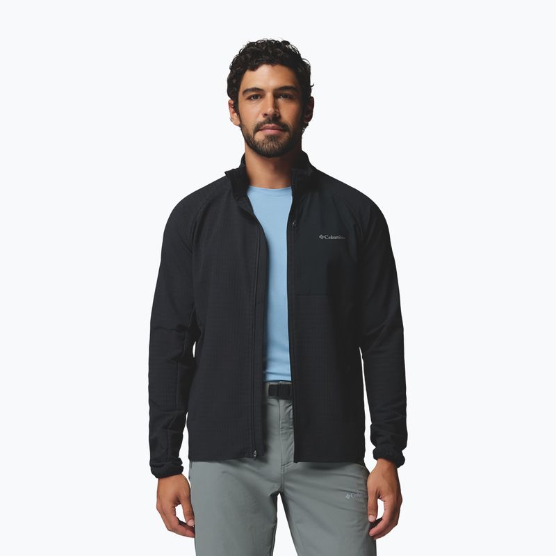 Мъжки поларен суитшърт Columbia Superior Summit Grid Full Zip black 4