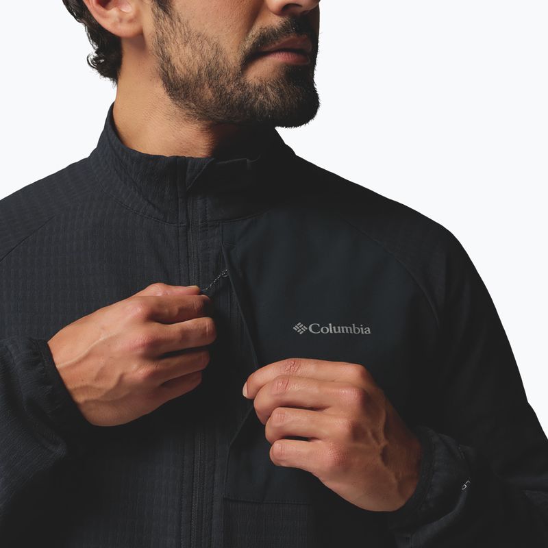 Мъжки поларен суитшърт Columbia Superior Summit Grid Full Zip black 7