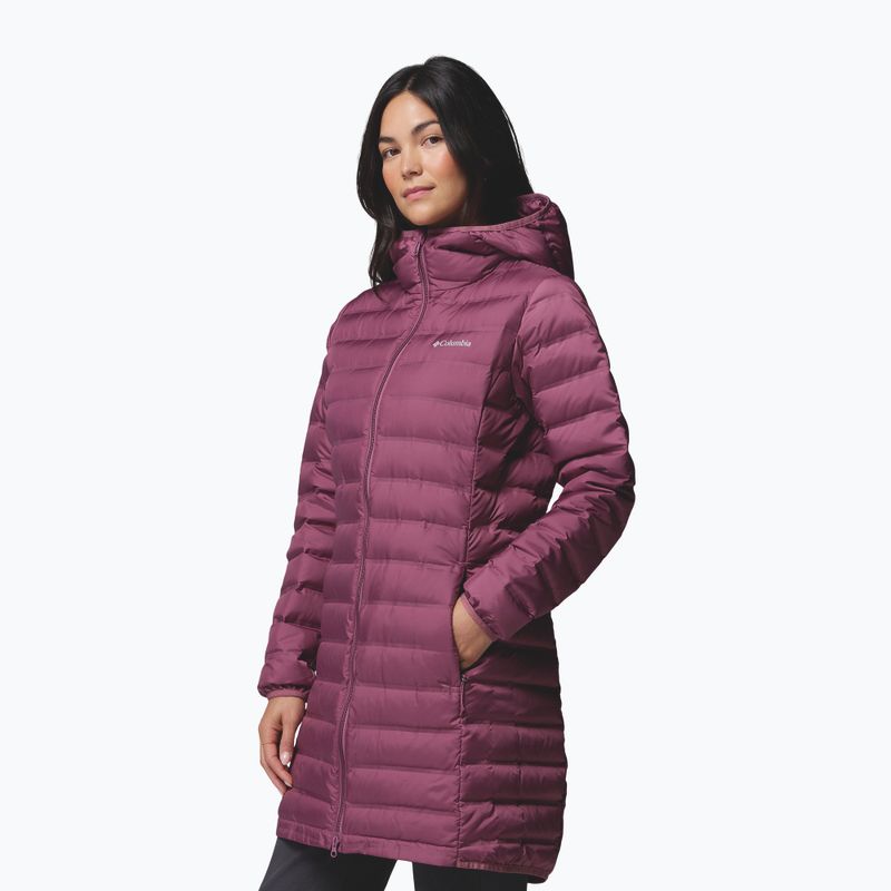 Дамско пухено яке Columbia Lake 22 II Down Long Hooded antique mauve 4