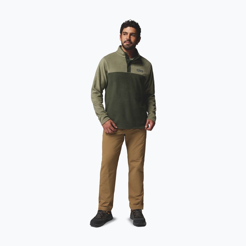 Мъжки поларен суитшърт Columbia Steens Mountain Half Snap II stone green/greenscape 2