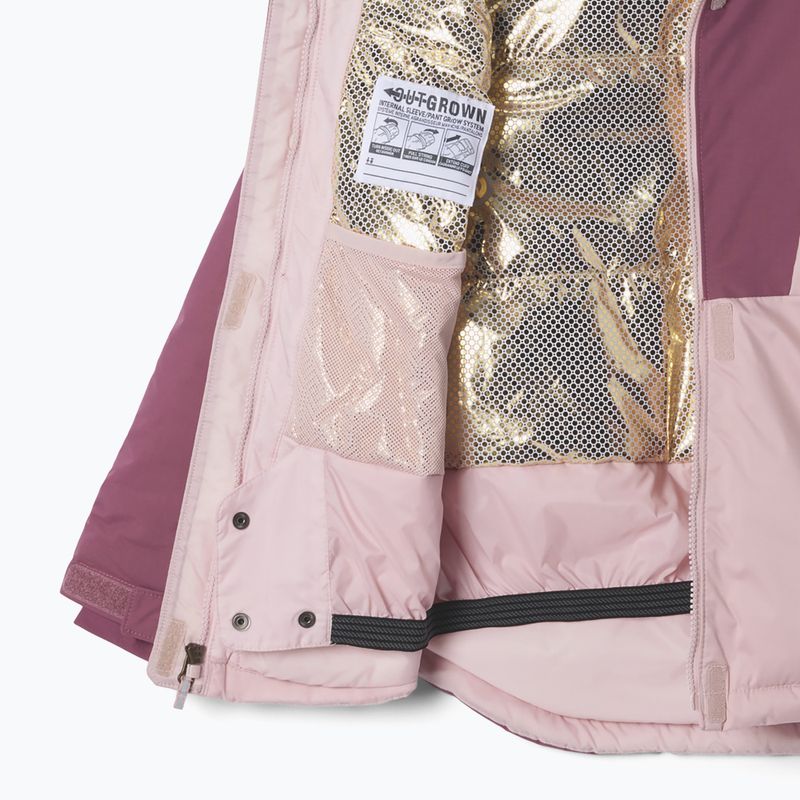 Детско скиорско яке Columbia Mighty Mogul III mineral pink/antique mauve 3