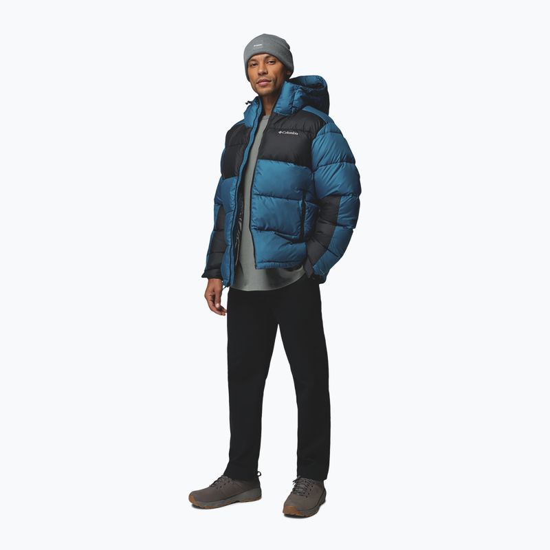 Мъжко ватирано яке Columbia Pike Lake II Hooded phoenix blue/black 3