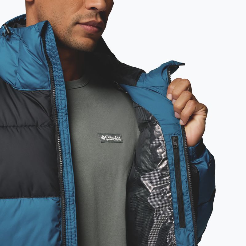 Мъжко ватирано яке Columbia Pike Lake II Hooded phoenix blue/black 9