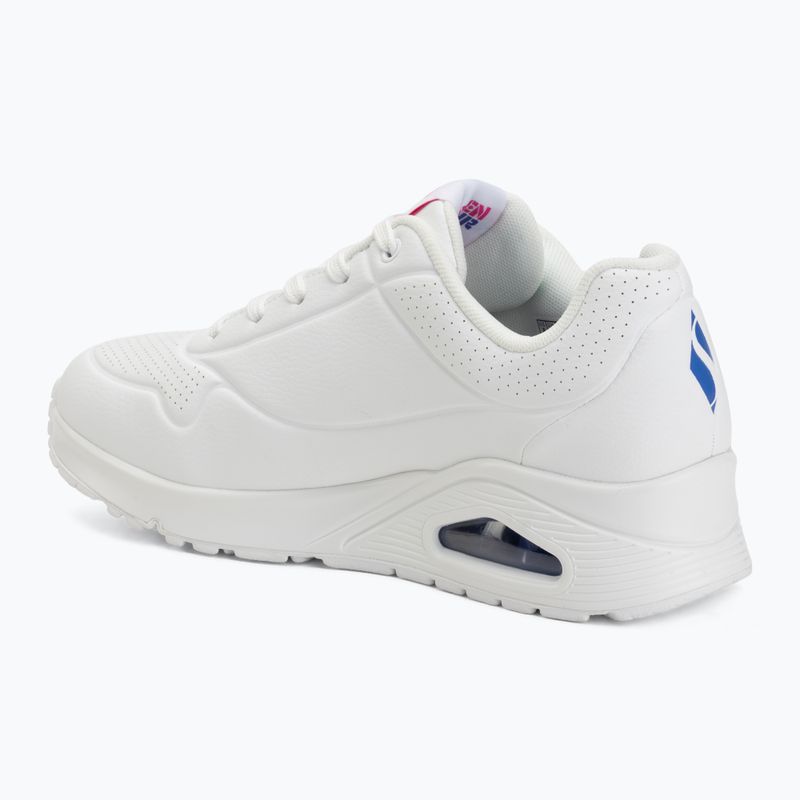 Дамски обувки SKECHERS Uno Open Your Heart white 3