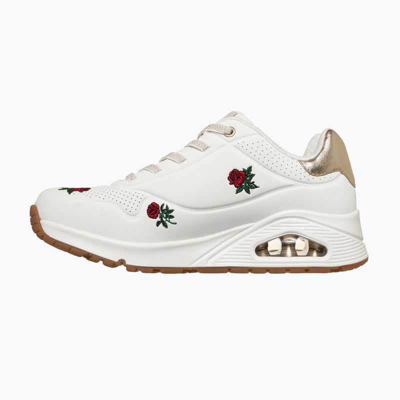 Дамски обувки SKECHERS Uno Champagne & Roses white 3