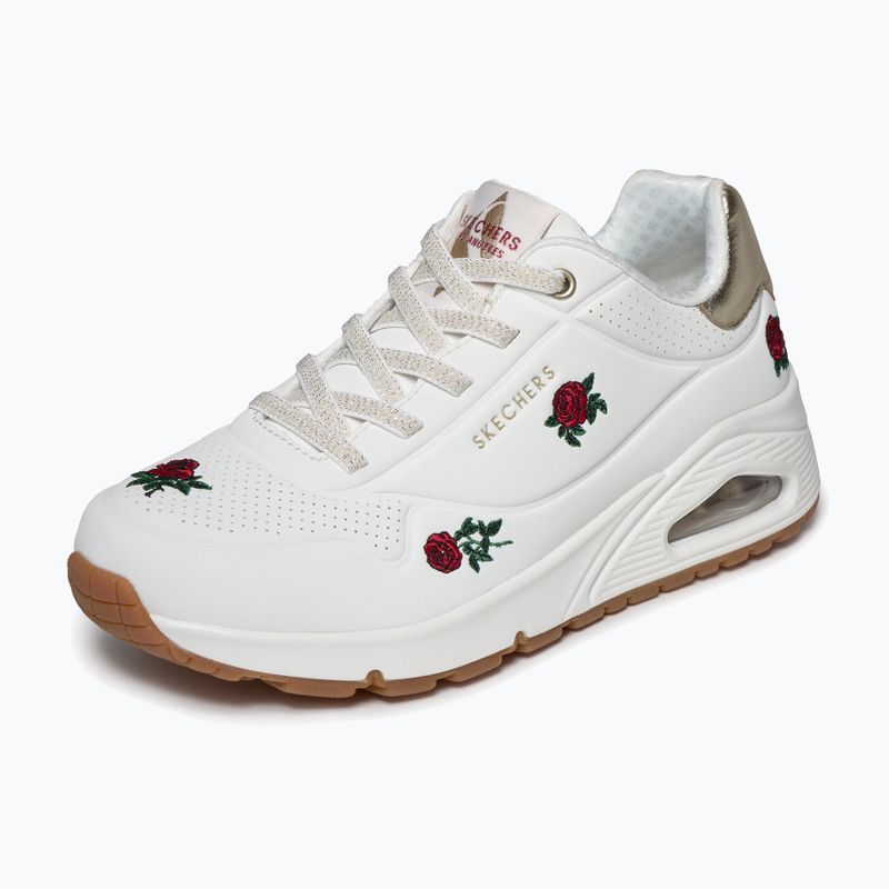 Дамски обувки SKECHERS Uno Champagne & Roses white 4