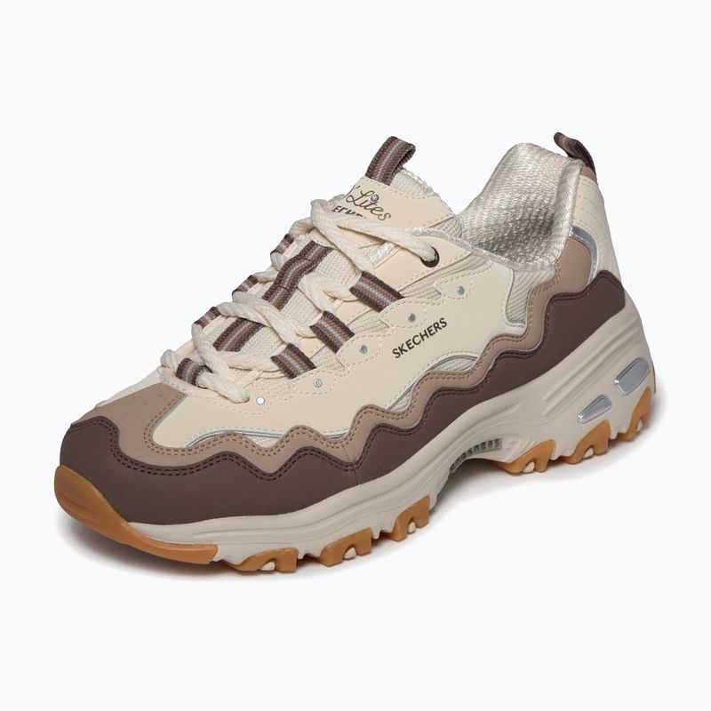 Дамски обувки SKECHERS D'Lites Vintage Wave beige 4
