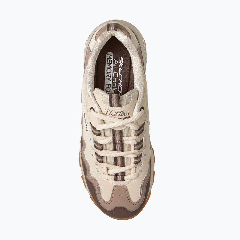 Дамски обувки SKECHERS D'Lites Vintage Wave beige 6