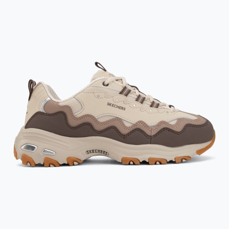 Дамски обувки SKECHERS D'Lites Vintage Wave beige 2