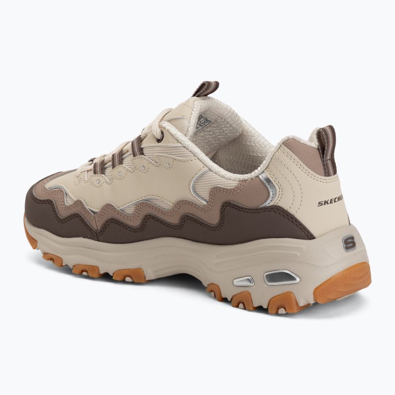 Дамски обувки SKECHERS D'Lites Vintage Wave beige 3